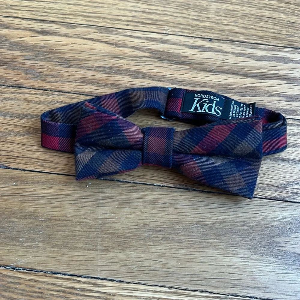 Nordstrom Kids Plaid Bow Tie